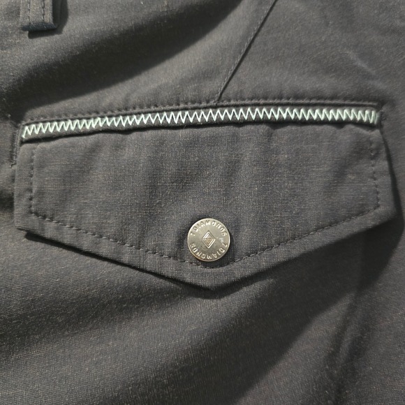 7 DIAMONDS PERFORMANCE Mens Shorts Size 33 Gray Performance Fabric Flat Front - Picture 12 of 12